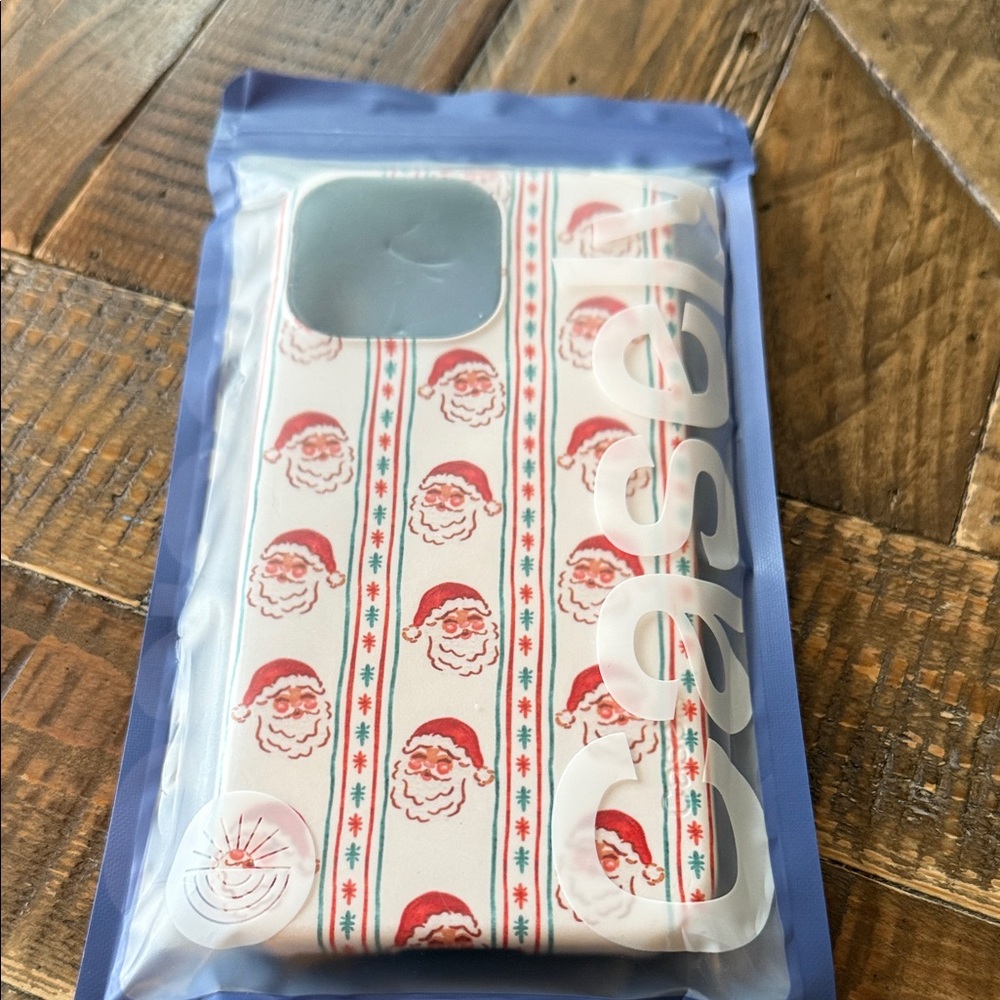 Santa Pattern iPhone 15 Pro Max Case